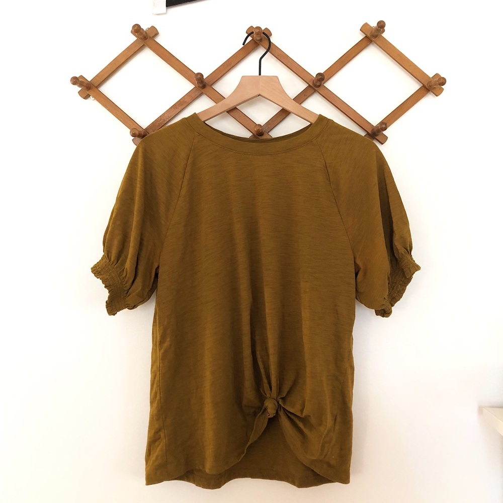 Universal Thread Mustard Yellow Top